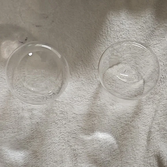 Keltum Table Talks Water Crystalline Glass 2-Piece Set Lead Free Dishwasher Safe - Picture 11 of 15